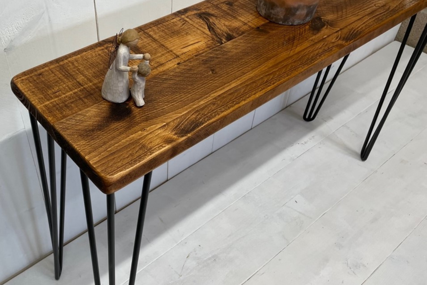 Repurposed online console table